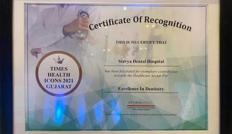 Certified and award-winning dental hospital in Ahmedabad