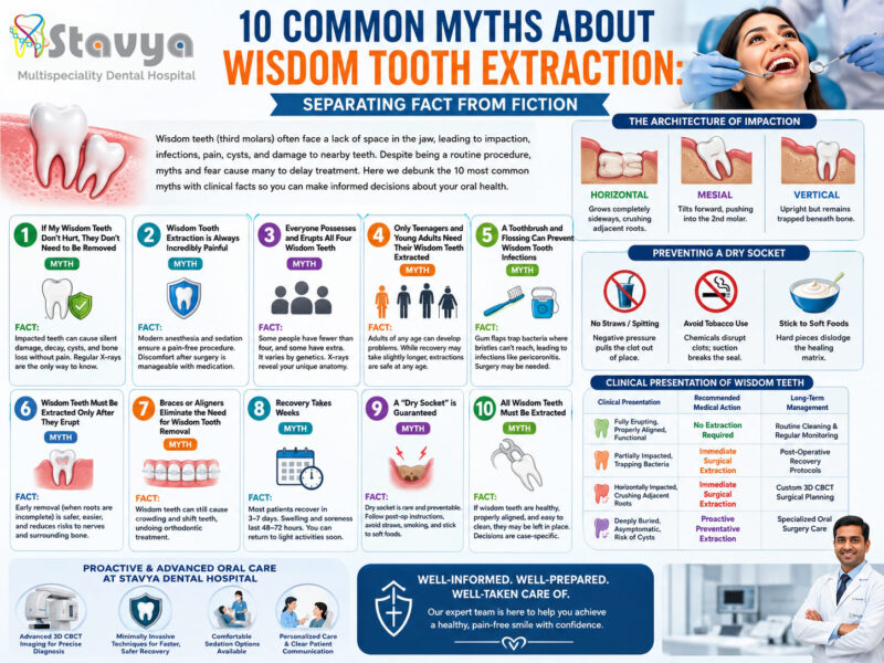 10 Common Myths About Wisdom Tooth Extraction: Separating Fact from Fiction