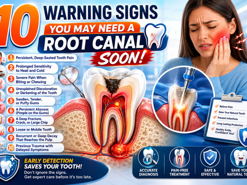 10 Warning Signs You May Need a Root Canal Soon