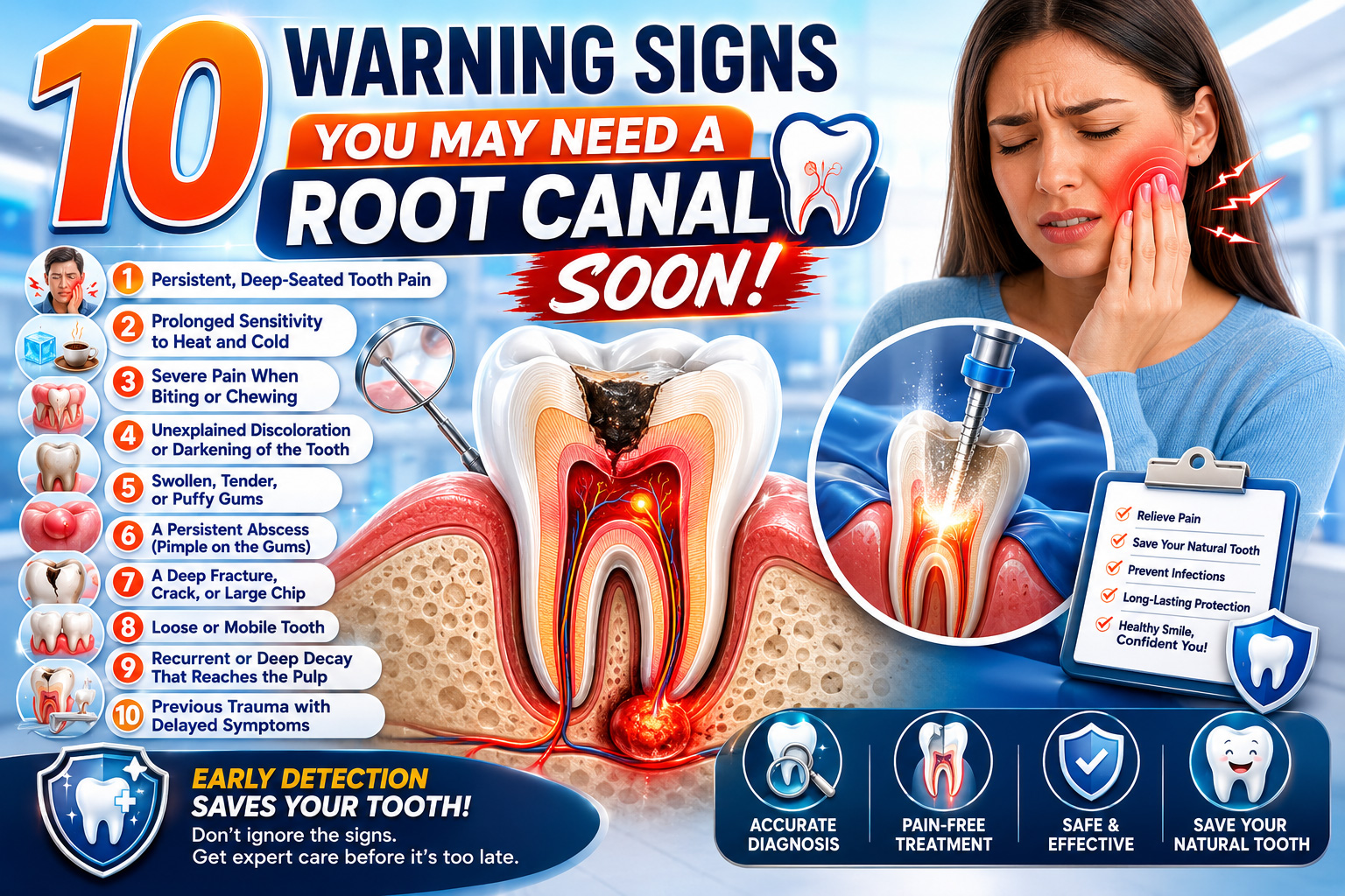 10 Warning Signs You May Need a Root Canal Soon