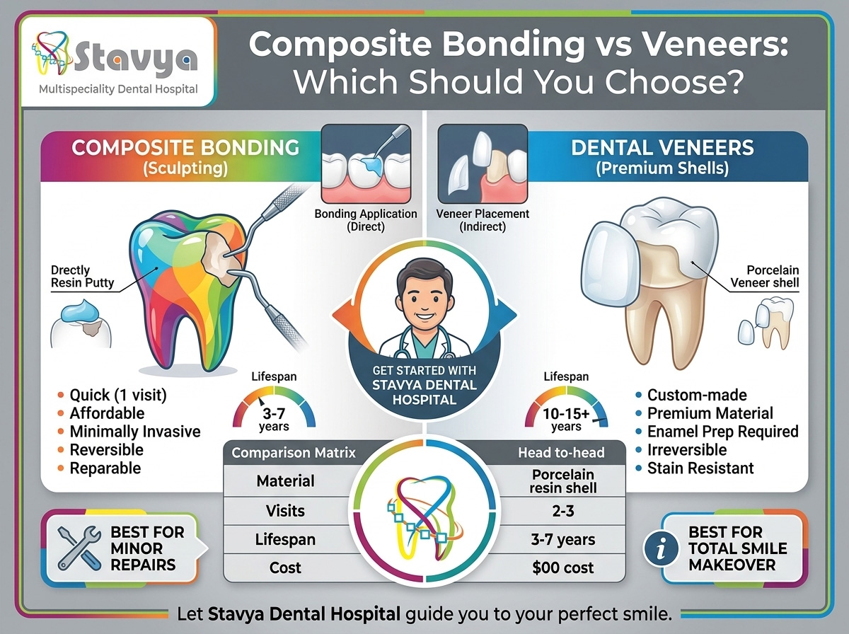 Composite Bonding vs Veneers: Which Should You Choose?