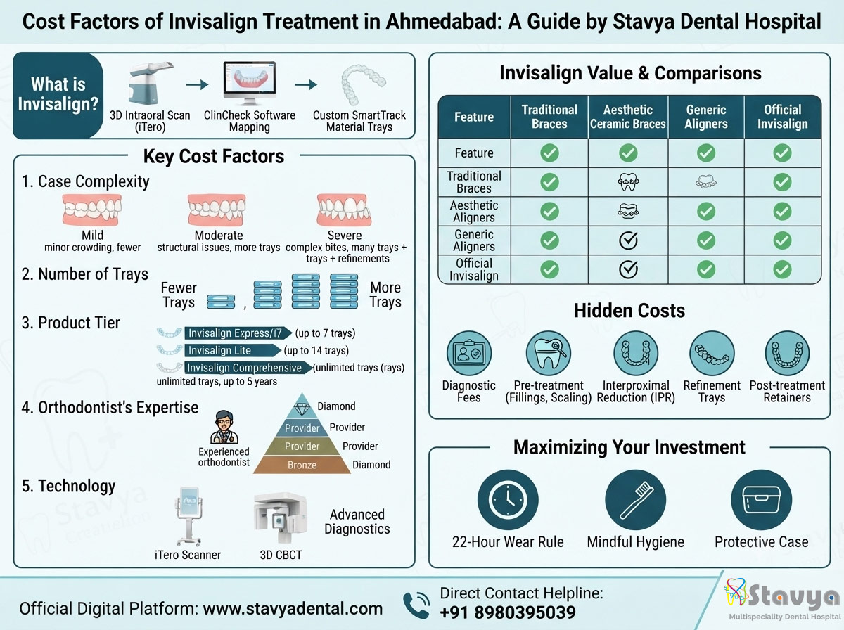 Cost Factors of Invisalign Treatment in Ahmedabad