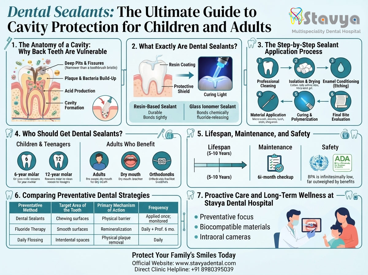 Dental Sealants: The Ultimate Guide to Cavity Protection for Children and Adults
