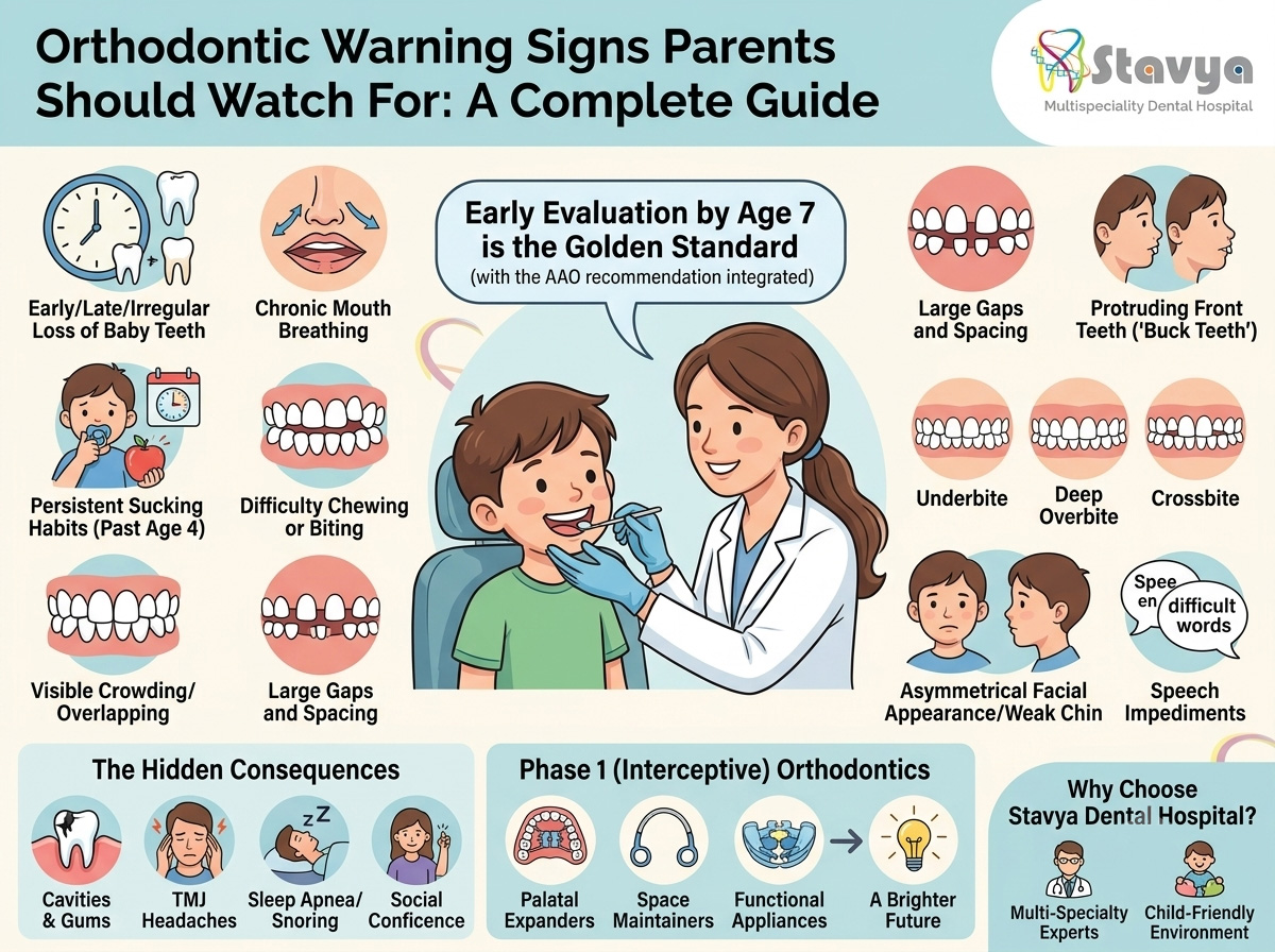 Orthodontic Warning Signs Parents Should Watch For