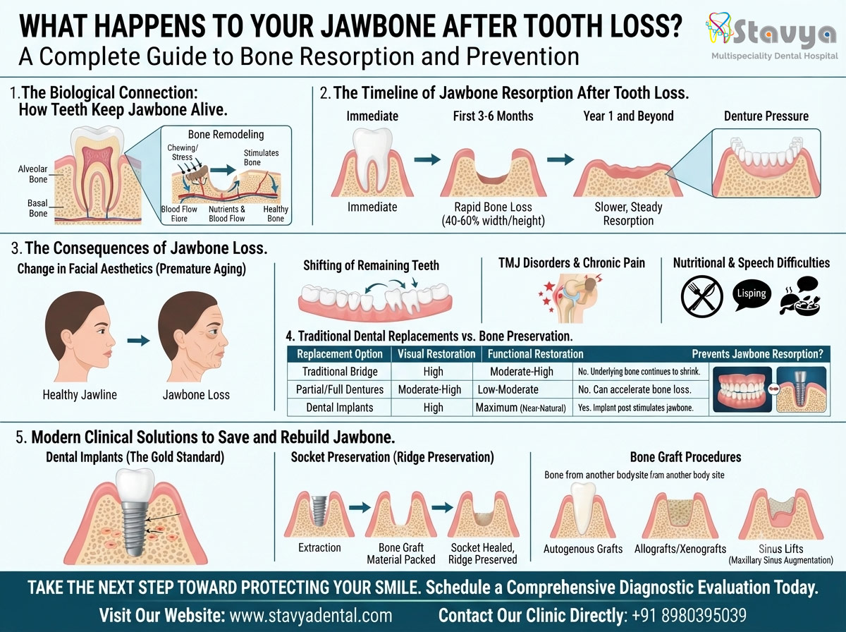 What Happens to Your Jawbone After Tooth Loss?