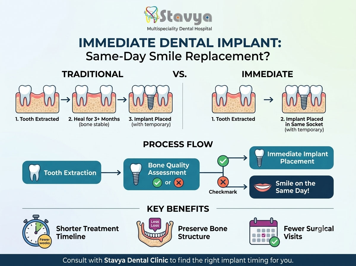 Can You Get a Dental Implant Immediately After Tooth Extraction?