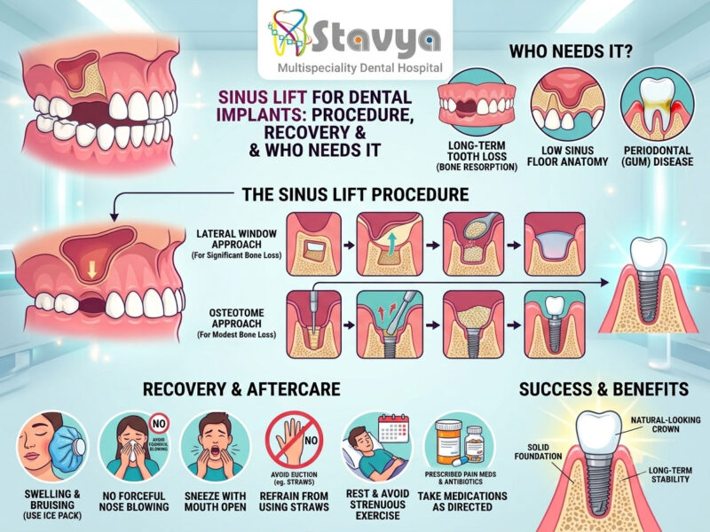 Sinus Lift for Dental Implants: Procedure, Recovery and Who Needs It