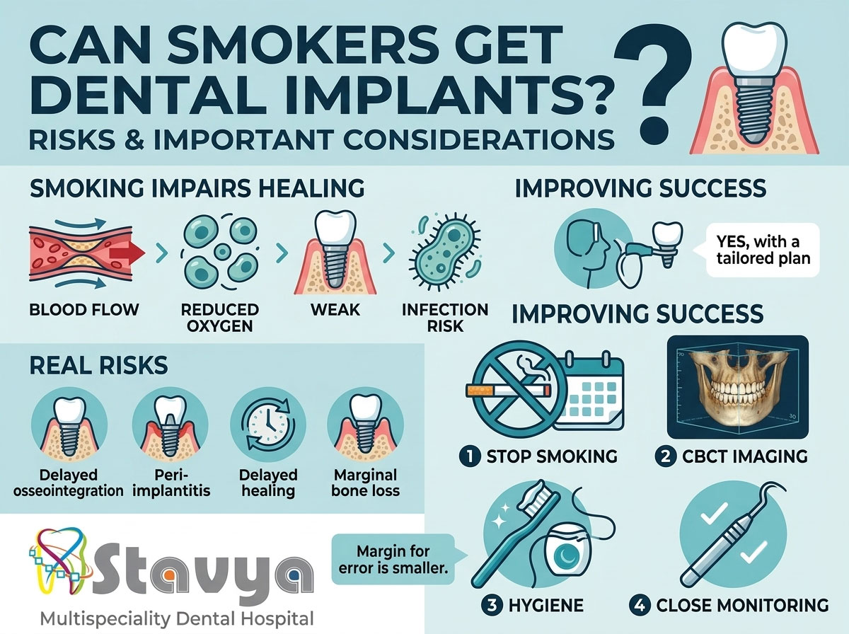 Can Smokers Get Dental Implants? Risks and Important Considerations