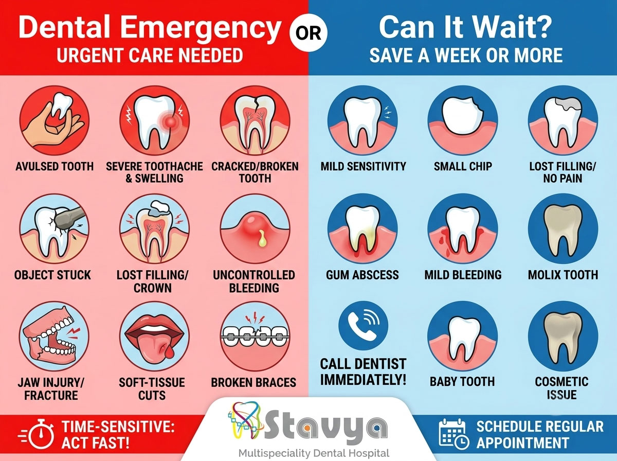 Dental Emergency or Can It Wait? 10 Situations That Need Urgent Care
