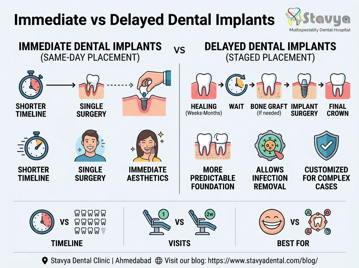 Immediate vs Delayed Dental Implants: Which Option Is Better?