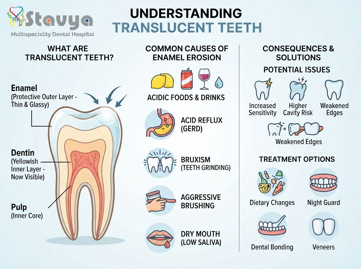 Why Are My Teeth Becoming Transparent? Causes of Translucent Teeth