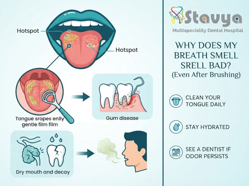 Why Does My Breath Smell Bad Even After Brushing?