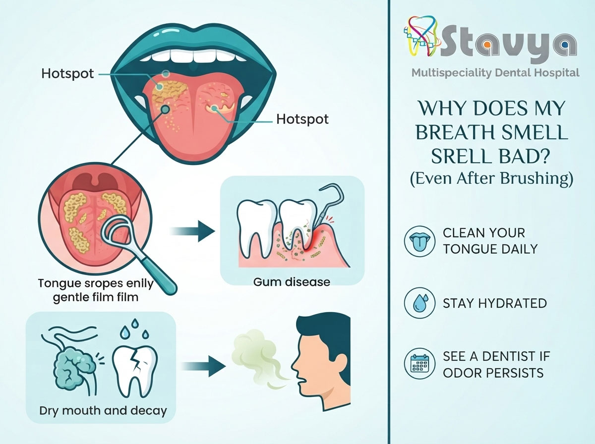 Why Does My Breath Smell Bad Even After Brushing?