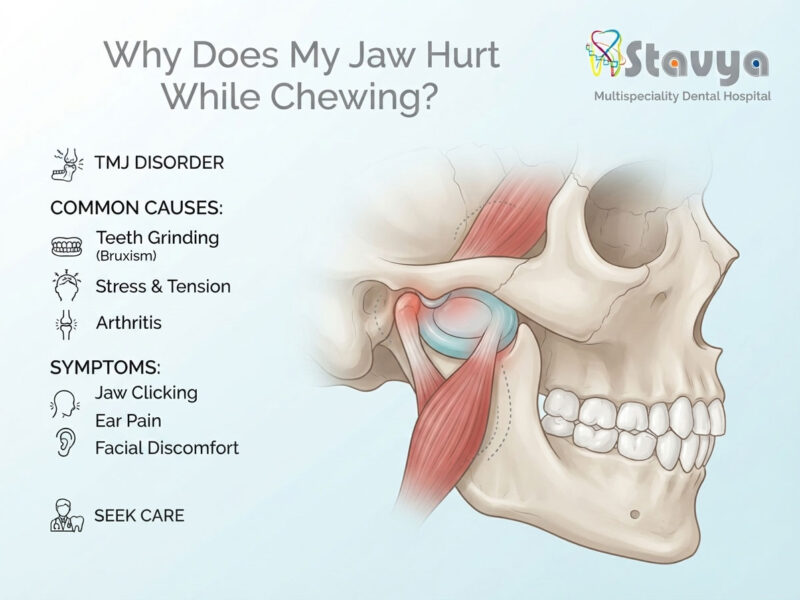 Why Does My Jaw Hurt While Chewing? Common Dental Causes