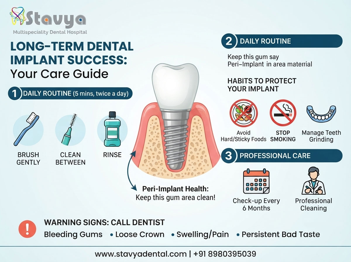 How to Clean and Maintain Dental Implants for Long-Term Success