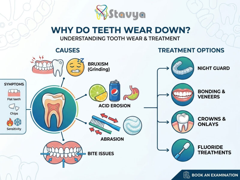 Why Do Teeth Wear Down? Causes of Tooth Wear and Treatment Options